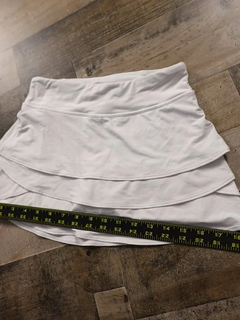 Athleta Girl Swing Skort Tennis Golf Skirt White Athletic Youth M‎ 8-10